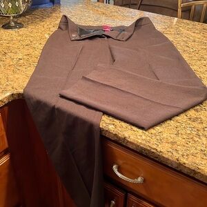 212 collection, brown pants classic fit size 12 average brand new